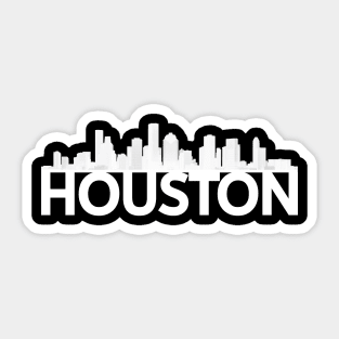 Houston Skyline Sticker